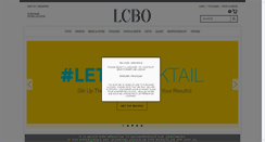 Desktop Screenshot of lcbo.com